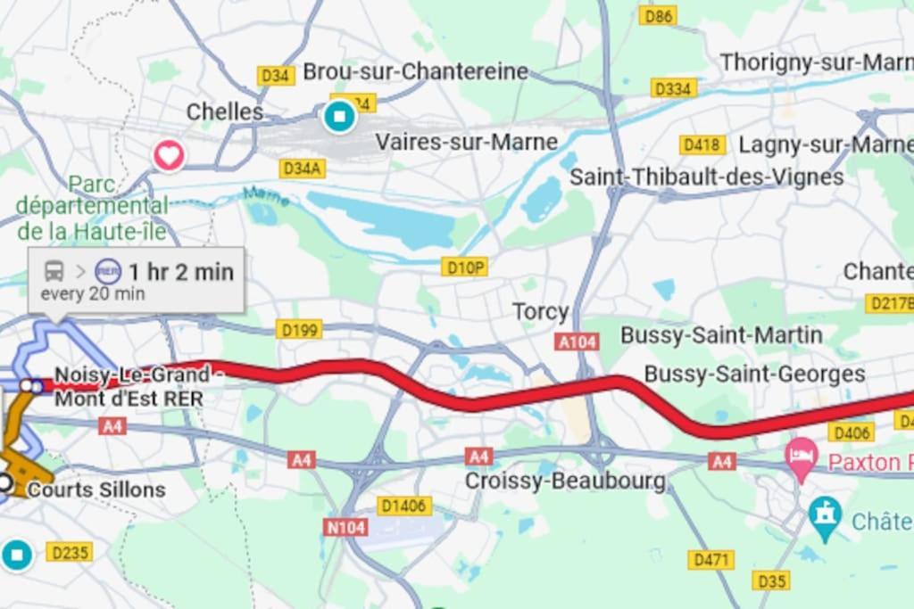ויליה-סור-מארן Charme & Confort T2 Lumineux Entre Paris And Disney מראה חיצוני תמונה
